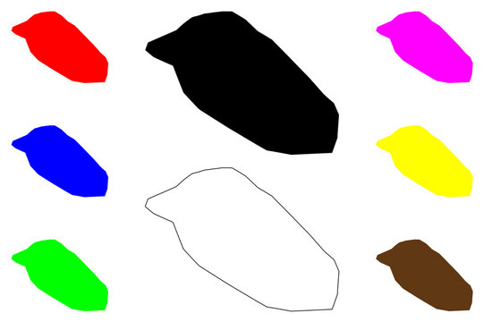 Arar city (Kingdom of Saudi Arabia, KSA, Northern Borders Province) map vector illustration, scribble sketch Ar'ar map