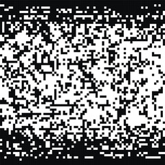 Black and white pixel background. Vector illustration for your graphic design. Abstract geometric background.	