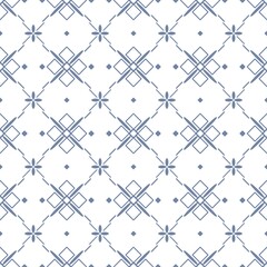 Seamless patterned background with geometric shapes.