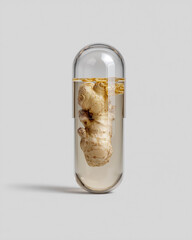 Cap with ginseng root