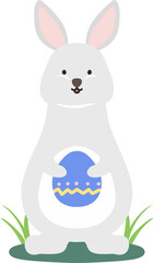 부활절 달걀 든 토끼 © 지은 박