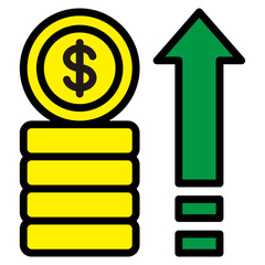 Profit  Icon Element For Design