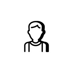 Obraz premium Simple Man Icon
