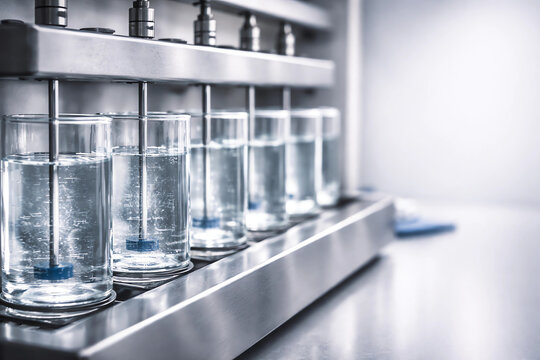 Clean Water Jar Test Analysis in Laboratory Environment