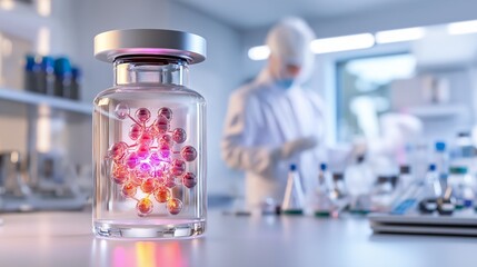 conceptual visualization of a nanoscale energy storage device