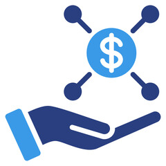 Revenue Stream  Icon Element For Design