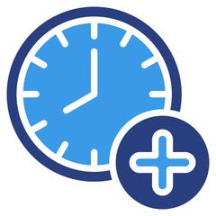 Overtime  Icon Element For Design