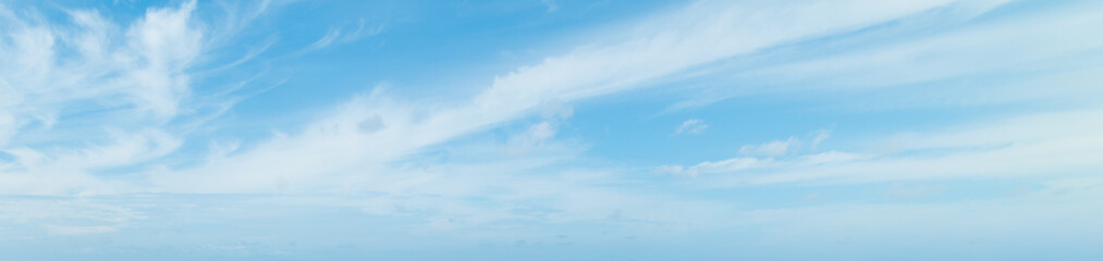 Blue Sky with White Clouds
