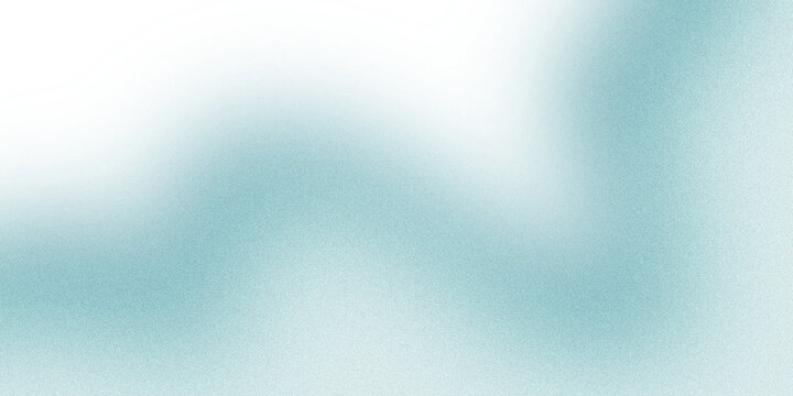 Abstract Teal Grainy Wave on Transparent Background
