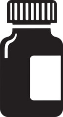 40 Medicine Bottle Icon Silhouette Bundle