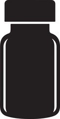 40 Medicine Bottle Icon Silhouette Bundle