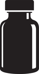 40 Medicine Bottle Icon Silhouette Bundle
