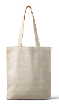 White Tote Bag Mockup Isolated on Clean White Background