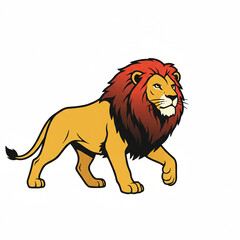 A nice African fierce lion