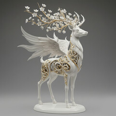 christmas decoration on the wall