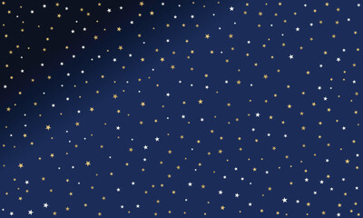 Premium Midnight Star Background