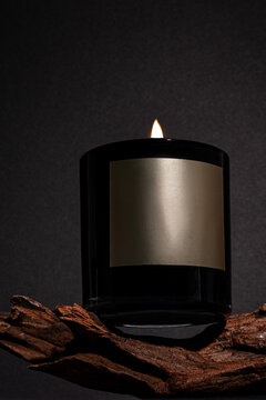 Moody Candle Product Photography