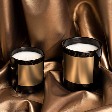 Black and Gold Candles