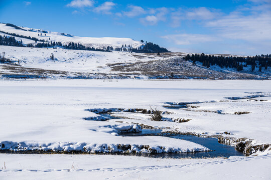 The Lamar River in Yellowstone National Park