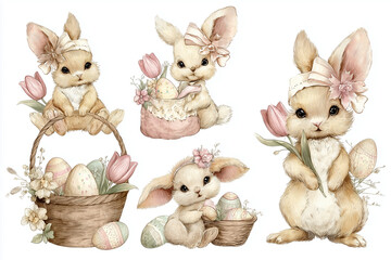 Fototapeta premium Easter Bunnies