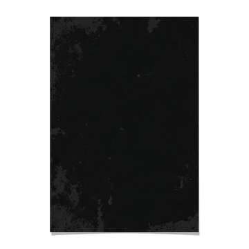 Isolated black rectangle on transparent background