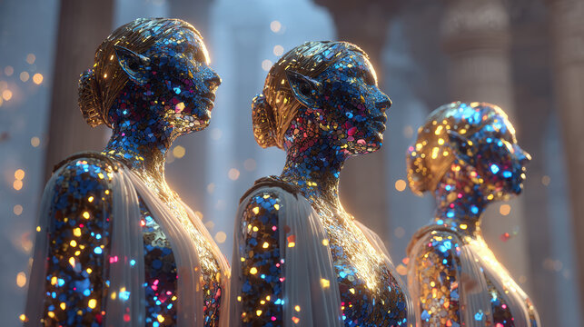 Machine elves, vision in powerful DMT-induced hallucinogenic trip