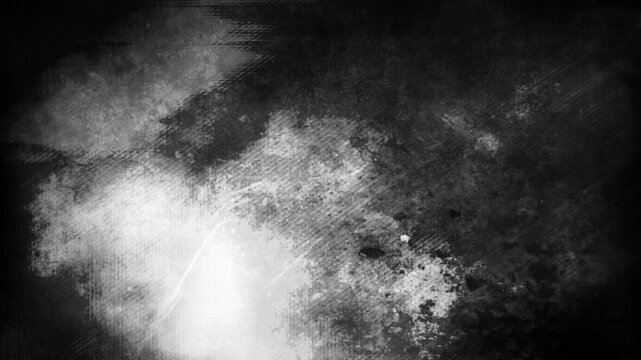 Black and white version grunge multi color abstract animated background scien
