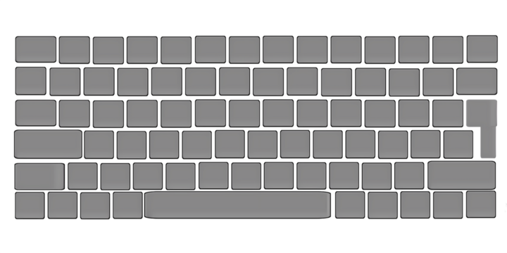 Blank Keyboard Key Png
