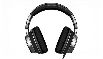 Over-Ear Headphones with Plush Earcups and Adjustable Headband for Comfort.