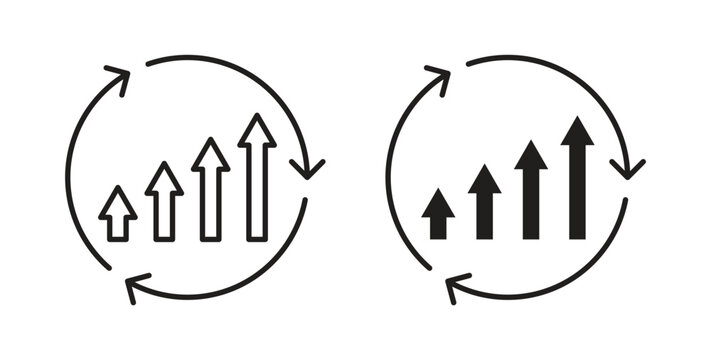 Improvement icon Thin Collection. Editable Stroke. Suitable for Websites