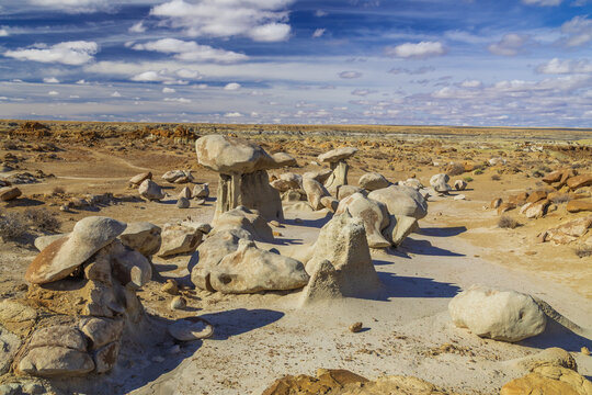 The Bisti Badlands of New Mexico