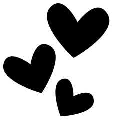 Hearts | 3 Heart Shapes | Vector Art