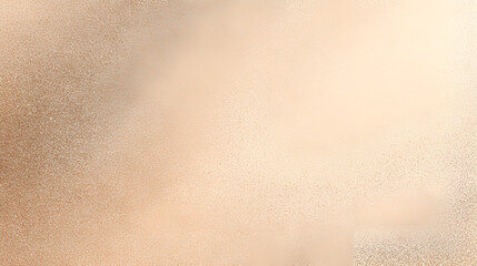 Fototapeta premium Abstract grainy powder texture background with soft bokeh effects and warm beige tones, creating a tranquil golden gradient surface for various design concepts