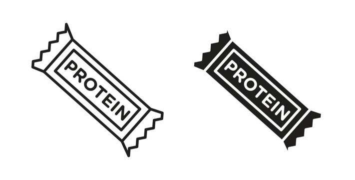 Protein bar icon Thin Collection. Editable Stroke. Suitable for Websites
