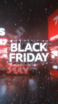 Black Friday shopping sale discount.