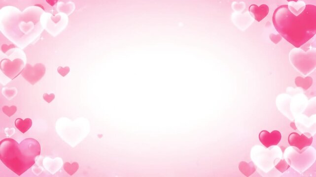 Pink Heart Backgrounds for Valentines Day.