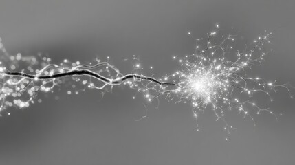Exploring the Brilliance of Synaptic Connections Through a Bright Spark Between Two Blurred Neural Filaments in an Office-Like Setting
