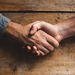 handshake between two businessmen