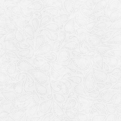 Beige seamless paisley pattern with soft ornamental lines and textured background. Elegant neutral design perfect for wallpapers, fabrics and branding.