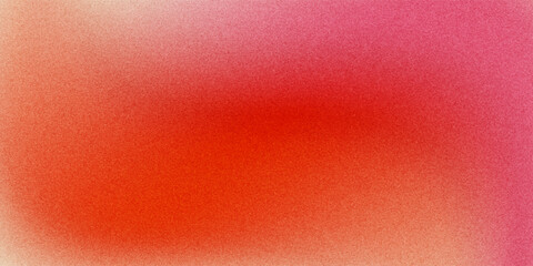 Red orange pink coral peach white abstract background. Noise grain mesh spray. Color gradient. Spot blot oval circle. Fluid water explosion splash. Design.