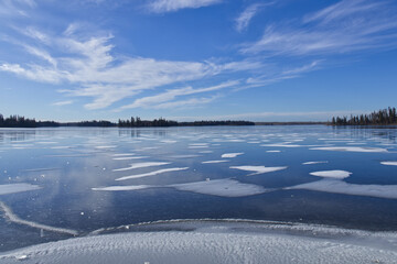 Astotin Lake in the Late Fall