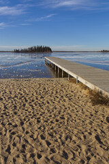 Astotin Lake in the Late Fall