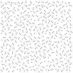 Abstract black polka dot seamless pattern on white background for textile, wrapping paper, wallpaper, fashion fabric, and minimalist graphic design, EPS 10 vector illustration. © abdurrahimsofikul