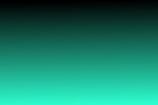 Dark emerald to aqua smooth gradient background | Deep green to mint color fade background