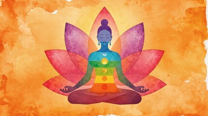 Concetto di equilibrio energetico e guarigione spirituale olistica