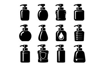 Icon strong daily symbol image durable simple form generation construction bottle vector