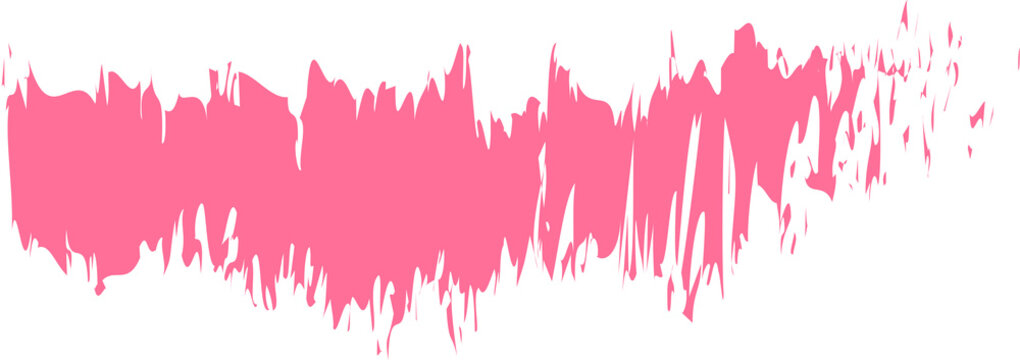 Cream glaze, acrylic brush strokes, template, shabby background, brush, stroke, pink