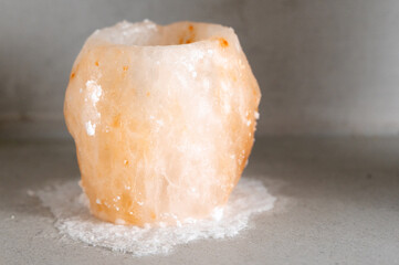 Soft amber illumination creates peaceful spa inspired interior scene