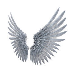 Obraz premium Majestic white angel wings