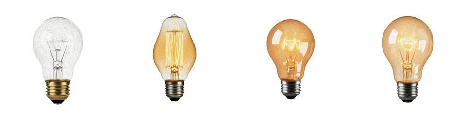 Premium Light Bulb Collection, Classic Incandescent and Vintage Edison Filament Bulb Set,...